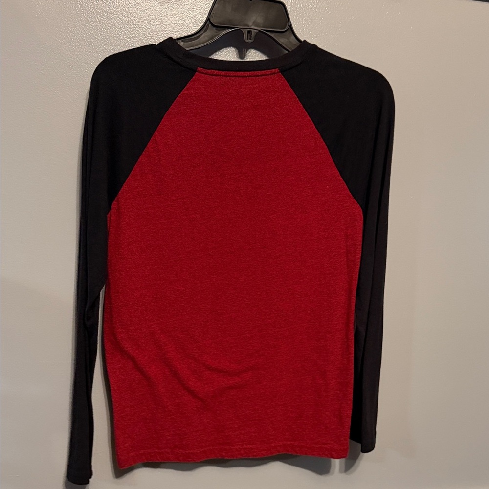 Urban Pipeline Black and Red Long Sleeve Tee - Picture 5 of 6